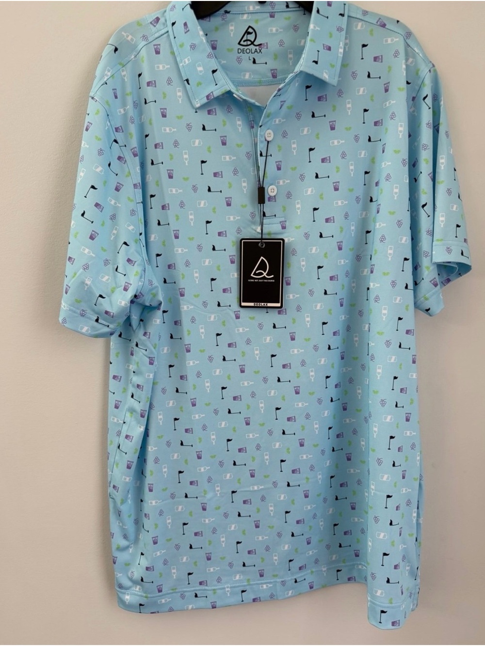 Light Blue Men's Polo Shirt